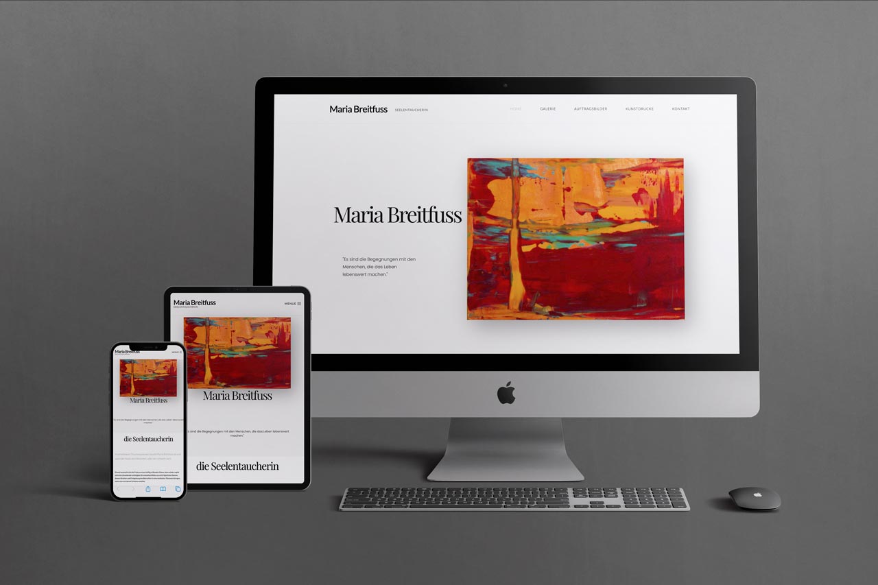 Maria Breitfuss‘ Kunst: Ein virtuelles Fenster in ihre Welt